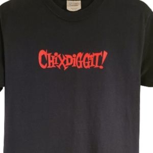 Vintage 90's Chixdiggit Punk Music Tee Size S